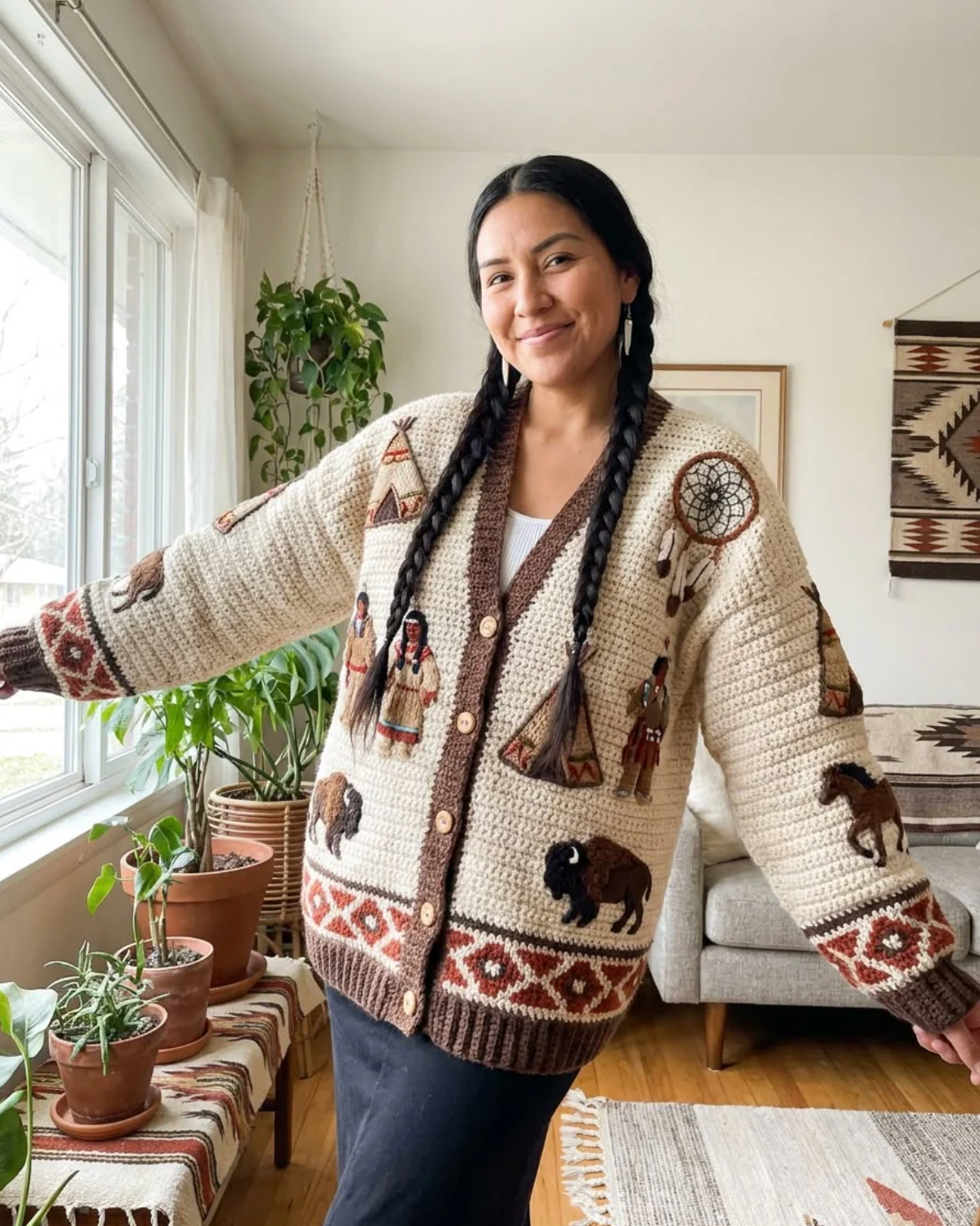 Native American Cardigans